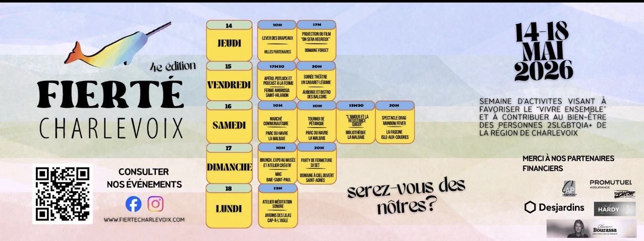Fierté Charlevoix 2026